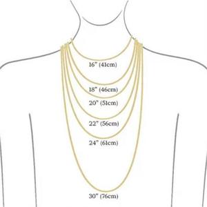 Ожерелье из нержавеющей стали Pvd 18k с изображением красных камней Иордании - Product Image 6