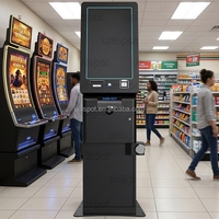 Jetonlu Eğlence ATM Kiosku F53 Puloon Nakit Dağıtım Ödeme Terminali Beceri Oyunu Self Servis Makinesi