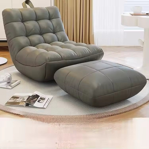 Balcony Lounge Chair Modern Lazy Sofa Chair Leisure Sofa Caterpillar Sofa <b>Bean</b> <b>Bag</b> Chair for Living Room Tatami - Product Image 3