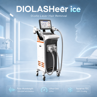 Machine d'épilation au laser 808 nm à double poignée, Depiladora Laser Professionnel 3000W, refroidissement TEC Sapphire, Salon SPA