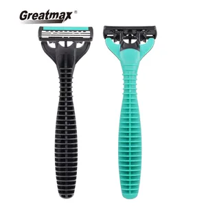 shaving shavette premium quality shaving razor 3 blades disposable razor for men and women for facial razor