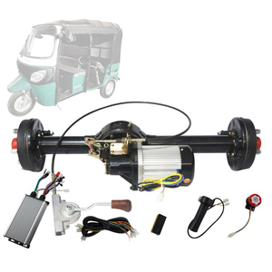 Kit de Eje Trasero para Triciclo Eléctrico con Motor sin Escobillas BL de 90 cm, 3000 W, 60 V, 72 V, Personalizado de Fábrica, <span class=keywords><strong>Diferencial</strong></span>, Freno de Tambor 200 - Product Image 1