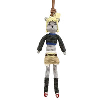 Feutre fait à la main fini mode élégant fille pendentif pendentif porte-clés pour sac pendentif porte-clés