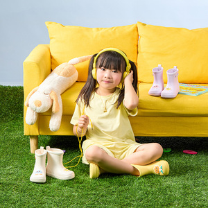 Botas de Chuva de Borracha EVA com Design de Desenho Animado para Crianças, Impermeáveis, Leves, Confortáveis, com Sola Macia e Antiderrapante, para o Verão - Product Image 6