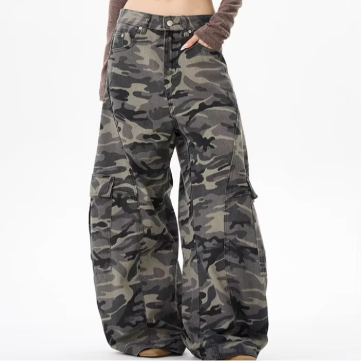 American Trendy High End Black Jeans