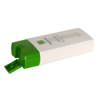 Vide Emballage Soins De La Peau 200ml 260ml 300ml 400ml 500ml vert PEHD En Plastique Lotion Bouteille w Flip Cap pour Gel Douche
