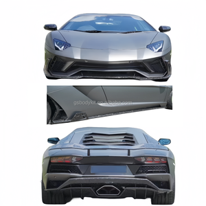 ชุดบอดี้คาร์บอนไฟเบอร์สไตล์ MSY สำหรับ lambLamborghini กระโปรงด้านข้างกันชนหลังสปอยเลอร์ด้านหลัง - Product Image 2