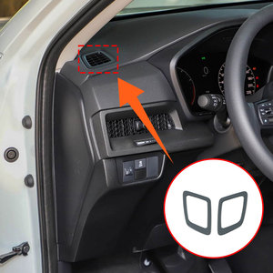 Cubierta de Ventilación de Aire para Descongelación del Tablero de Instrumentos de Fibra de Carbono y Acero Inoxidable para <span class=keywords><strong>Honda</strong></span> <span class=keywords><strong>CRV</strong></span> <span class=keywords><strong>2023</strong></span>, Accesorios Decorativos Interiores para Automóvil - Product Image 1