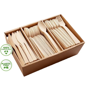 Biểu Tượng Tùy Chỉnh In Sinh Thái Thân Thiện Tre Dao Kéo Set-Dao Muỗng Nĩa Với Khăn Ăn Cho Nhà Hàng Takeaway Dịch Vụ - Product Image 5