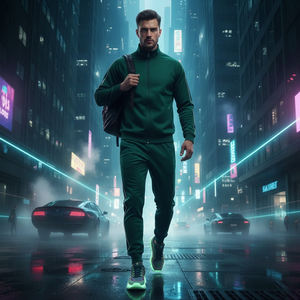 Ensemble de survêtement décontracté pour homme Wembley Sports, collection hiver, avec sweat à capuche et pantalon de jogging, personnalisable avec logo – Offre spéciale - Product Image 3