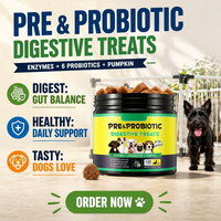 VitaFit - Meilleures ventes - Vitamines pour chiens - Probiotiques pour chiens - 120 comprimés à mâcher - Absorption rapide et santé digestive sécurisée - Équilibre intestinal