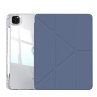 Casing pelindung Tablet untuk iPad, casing Tablet untuk iPad Pro 11 Air 6, polos, lipat Y, dapat dilipat, casing penutup untuk iPad, Tablet ke-10