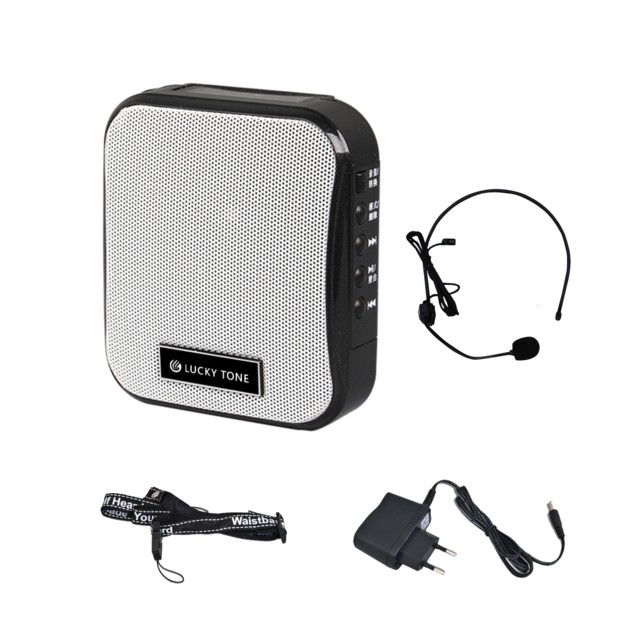 T 4-inch Full-range Speakers Teaching/ Presentation/ Churches/ Guides Portable Waist Belt-pack Speaker With 15W Amplifier
