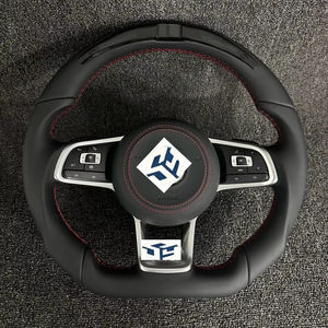 Volant en fibre de carbone LED pour Volkswagen VW <span class=keywords><strong>Golf</strong></span> 7.5 7 MK7.5 MK7 GTI <span class=keywords><strong>R</strong></span> GTD GTE Polo GTI <span class=keywords><strong>Tiguan</strong></span> Passat - Product Image 1