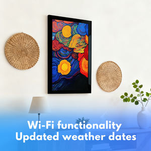 32インチ壁掛けWiFiデジタルカレンダー、<span class=keywords><strong>Google</strong></span>とiCloudと同期、家族計画と報酬システム、CE/ROHS/FCC認証済み - Product Image 5