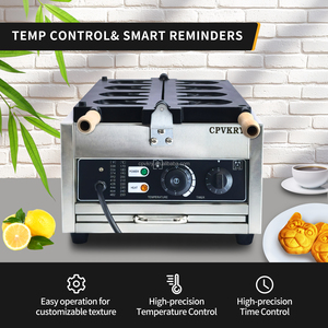 Gaufrier en forme de tête de chien commercial <span class=keywords><strong>Gaufre</strong></span> électrique en forme d'<span class=keywords><strong>animal</strong></span> pour le ménage pour les cadeaux - Product Image 4