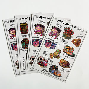 Adesivi Impermeabili Personalizzati A4 <span class=keywords><strong>A5</strong></span> A6, Fogli di Adesivi Trasparenti Personalizzati Kiss Cut, Foglio Trasparente di Adesivi - Product Image 2