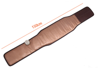 Cinturón Térmico de Turmalina y Jade para Alivio del Dolor de Espalda, Masajeador Coreano, Terapia Térmica, Cuidado de la Columna Vertebral, Soporte Lumbar