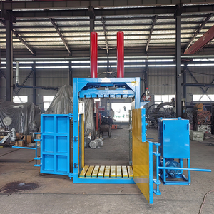 Presse à balles verticale hydraulique <span class=keywords><strong>pour</strong></span> papier, carton, plastique, aluminium, ferraille métallique, compacteur de déchets carrés, machine de pressage - Product Image 4