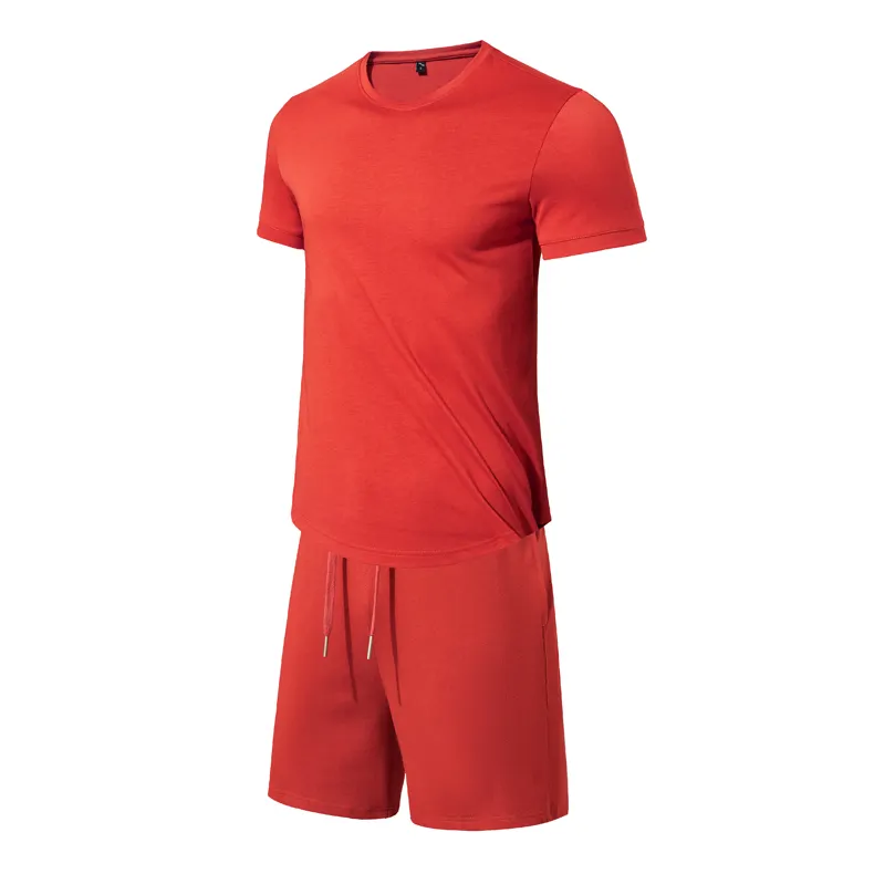 Polo Fashion Jogger Design Plus Size Casual Contrast Color Zipper Polo Short Sleeve Tshirt And Shorts Men Set