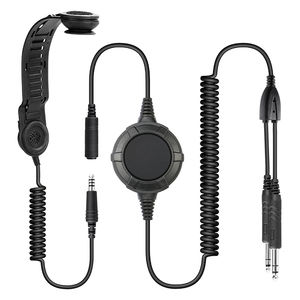 <span class=keywords><strong>Casque</strong></span> caché pour casques, utilisable avec les téléphones portables et les talkies-walkies, avec PTT et prises sélectionnables. - Product Image 5