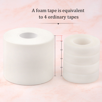 Large bande de mousse d'extension de cils Patchs d'isolation de cils souples 5cm * 4.5m
