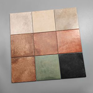 Carreaux de sol en céramique de style vintage en pierre <span class=keywords><strong>calcaire</strong></span> mate Wabi-Sabi antidérapants 200x200mm pour salle de bain, balcon, terrasse, garantie 5 ans - Product Image 5