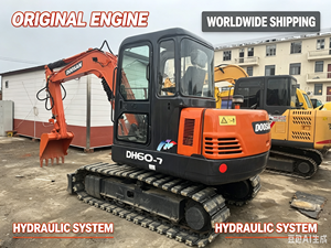 Mini-excavatrice d'occasion Doosan, Volvo, Hyundai, CAT, 5 tonnes et 6 tonnes, expédition rapide depuis la Chine, moteur d'origine - Product Image 2