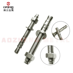 不锈钢304 316楔形地脚螺栓制造商重型M8 M10 M12 M16楔形地脚 - Product Image 2