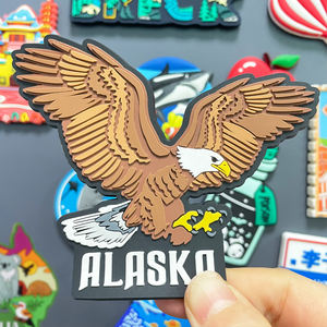 OEM מקרר מגנטי מזכרות מתנת קריקטורה אישית DIY לוגו מפעל 3D 2D רך PVC צעצוע גומי מקרר מגנט - Product Image 5