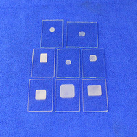 Lab-Grade Natural Fused Quartz Slides Microscope Optical Instruments Welding Cutting Services High-Transparency Sheets