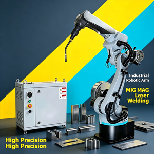 Heavy Duty 6 Axis Robotic <b>Welding</b> Machine <b>Kit</b> With Teach Pendant for Steel Structure <b>Welding</b> Long Hour Continuous Working - Product Image 1