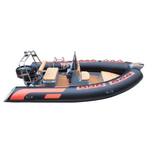Bote de Rescate Inflable ZHENBO RIB-430, Casco de Fibra de Vidrio y PVC de 1.2 mm, Certificado CE, para 7 Personas, 14 pies, para Pesca, Recreación y Entretenimiento - Product Image 2
