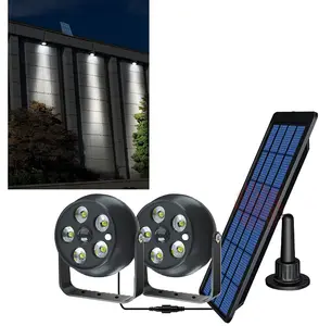 3W 320LM solar split lights outdoor warm white sensor security lights 10leds DIM PIR street lamp yard outdoor 3 meters cable