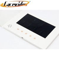 Coffret Cadeau Publicitaire Haut de Gamme : Cartes de Vœux Électroniques LCD, Brochures Vidéo avec Musique, en Papier de Qualité Supérieure