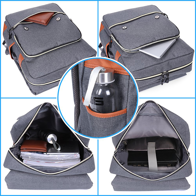 Dos D'ordinateur Portable pour Les Femmes Hommes École Collège Sac À Dos avec Port De Chargement USB Mode Sac À Dos 15 pouces