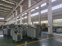 Transformador de Distribución Trifásico de Baja Pérdida Sumergido en Aceite Serie H61/H59 de 10kV, 100kVA-1250kVA, Unidad de Distribución de Energía de 415V/480V