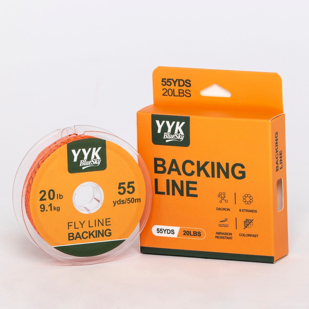 20LBS 55YARDAS NARANJA + NEGRO