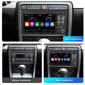 Écran audio de voiture MEKEDE, autoradio, écran de voiture, navigation automobile, lecteur stéréo de voiture pour <span class=keywords><strong>Audi</strong></span> A4 <span class=keywords><strong>2002</strong></span>-2009 - Product Image 4