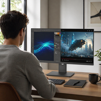 شاشة ألعاب 27 بوصة بدقة 2K QHD، معدل تحديث 180 هرتز، تقنية Fast IPS، دقة 2560×1440، متوافقة مع FreeSync وG-Sync، مثالية لمقاهي الإنترنت
