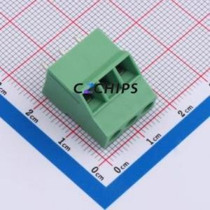 1705472 Screw Terminal Block Through hole Component (THT),P=5.08mm Connector 5.08mm Green 3P 1 - Product Image 1