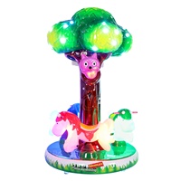 Msky Jungle Around Münz betriebene Kiddie Carousel Voice Interaction Ride auf Toy Amusement Swing Machine für Kinder