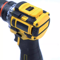 Perceuse sans fil rechargeable 16,8 V Li-Ion à moteur sans balais, vitesse variable, avec deux batteries et kit de perçage