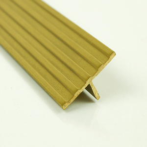 Bande T en laiton haute brillance de conception moderne Contrôle de qualité strict Accessoires pour la maison avec fonction antidérapante Thuan Thanh Dat Laiton - Product Image 2