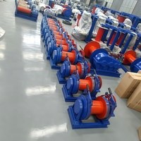 Palans à câble en acier avec frein manuel pour carrière, capacité de levage et de traction de 2 à 10 tonnes, robustes, vente en gros directe d'usine en Chine
