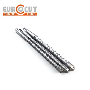 EUROCUT SDS Drill Bits 28mm Electric Hammer Drill SDS Plus Cross Tip For Concrete