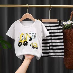 Ropa de Verano para Niños al por Mayor, Conjunto de Camiseta y Pantalones Cortos, Ropa para Niños, Conjuntos de Ropa para Bebés - Product Image 3