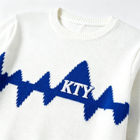 Pull chaud pour femme automne-hiver, col rond, design personnalisé, broderie de logo, pull tricoté haute densité, sweat-shirt