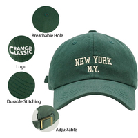 Casquettes de baseball à six panneaux brodées à la main de haute qualité fabriquées en usine, confortables et respirantes, adaptées à toutes les saisons