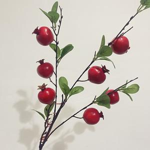 Fleurs de <span class=keywords><strong>mariage</strong></span> artificielles faites à la main SPR, <span class=keywords><strong>bouquet</strong></span> de roses en forme de grenade, lierre suspendu, feuillage de baies, décoration d'accentuation - Product Image 5